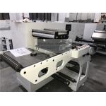 Semi Rotary Die Cutting And Flexo Printing Machine With Slitting Sheeting Turret Rewinder Machine for sale
