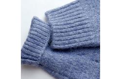 China pull neck Womens Sweater Clothing Long Sleeve Knitted Crop Top Sweater supplier