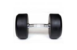 China Round Head Rubber Coated Dumbbell Gym Fitness Equipment supplier