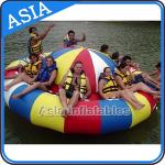 Fireproof 3m Inflatable Disco Boat With 8 Seats Pvc Inflatable Water Games for sale