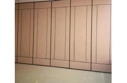 China Folding Sound Proof Acoustic Room Divider Partition Wall With Sliding Door supplier