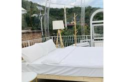 China Weatherproof Clear Bubble Tents With Built-In Lighting System supplier