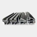 Custom 6063 Window Frame Profile Aluminium Window Channel Anodize Surface for sale