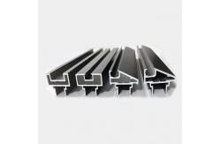 China Slim Aluminium Sliding Window Profile Matt Black And Bronze Aluminium Profile Section supplier