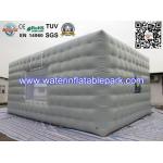 Large Grey Inflatable Cube Tent Temporary Buildings With CE UL certificates