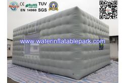 China Large Grey Inflatable Cube Tent Temporary Buildings With CE UL certificates supplier