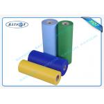 Big Roll PP Spunbonded Non Woven 100% PP Material Embossed Colorful for sale