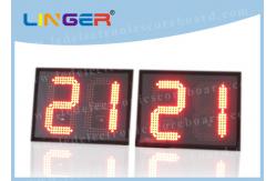 China Back Maintenance Red LED Countdown Timer Aluminium Frame / Iron Cabinet supplier