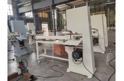 China Semi Automatic Easy Operation Toilet Tissue Paper Roll Cutting Machine supplier