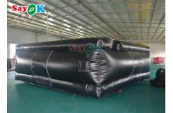 China Funny Inflatable Air Jumping Pad Bouncing Trampoline Mat For Children supplier