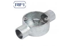 China 20mm Through Way Circular Junction Box For Surface Mounting BS4568 Standard supplier
