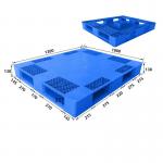Heavy Duty Industrial Hdpe Racking Steel Reinforced Euro Plastic Pallet Durable for sale