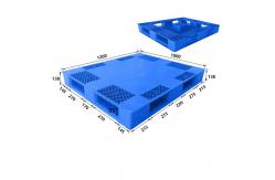 China Heavy Duty Industrial Hdpe Racking Steel Reinforced Euro Plastic Pallet Durable supplier