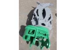 China High Strength 360 Degree Excavator Rotating Grapple high resistance supplier