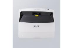 China Manual 5000 Lumen UST Laser Projector With XGA Resolution And 16W Speaker supplier