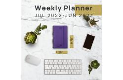 China OEM ODM Small ECO Friendly Academic Planner With Plastic Ruler supplier