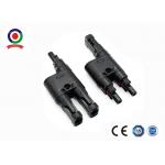 30A Rated Current Solar Branch Connector T Branch 2 To 1 Waterproof IP67 CE for sale