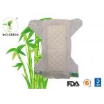 Soft Flushable Bamboo Nappy Liners , White Bamboo Biodegradable Diapers for sale