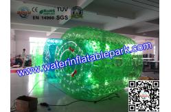 China Exciting Green Huge Inflatable Walk On Water Ball , Person Inside Ball supplier