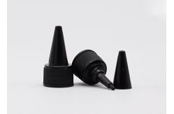 China 24mm Plastic Screw Caps Twist Top Long Nozzle For Bottles Smooth Closure supplier