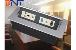 China zinc alloy material silver with vga interface desk pop up socket supplier