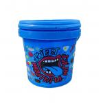 Round Plastic Food Grade Buckets Small With Convenient Handle for sale