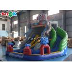 Inflatable Bouncy Slides Custom Backyard Robot Themed Inflatable Water Slide With Pool