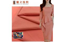 China elastic Plain Dyed Cotton Nylon spandex Stretch Fabric For shirt supplier