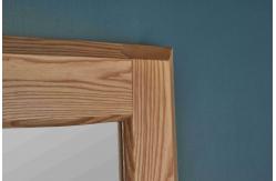 China Dimmable Lights Custom Led Bathroom Mirror Wooden Frame Fog Free Design supplier