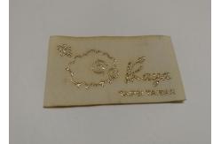 China Custom Sew In Labels Garment Damask Woven Labels Supreme Woven Fabric Labels supplier