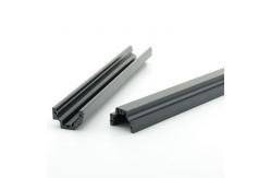 China Flexible High Gloss PE Profile Black Furniture U Channel Extruded Plastic Profiles supplier