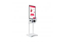 China 32 Inch Restaurant Self Ordering  Kiosk 400 Nits With Wireless Pagers supplier