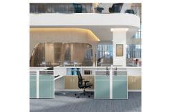 China Office Furniture Manufacturers 4 Way Modular Office Workstation With Partation supplier