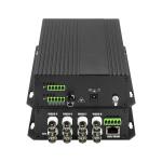 8 Port CCTV Video Audio Ethernet Dry Contact Fiber Media Converter Bidi D5V2A for sale