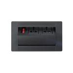 Mini Smart Flip Up Outlet Manual Rotation Open For Conference Table