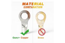 China Copper Wire Fork Non Insulated Terminals Anticorrosive Practical 450PCS supplier