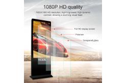 China Standing Interactive Digital Signage LCD Display 2K HD For Advertising supplier