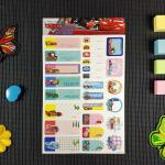 Professional Custom Paper Stickers 157gram Custom Kraft Stickers for sale