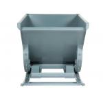 Low Profile Self Dumping Forklift Hopper 4000lbs Metal Dump Hopper