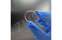 China Ti3+ Red Sapphire Laser Al2O3 Single Crystal Optical Windows Customized Safety Package supplier