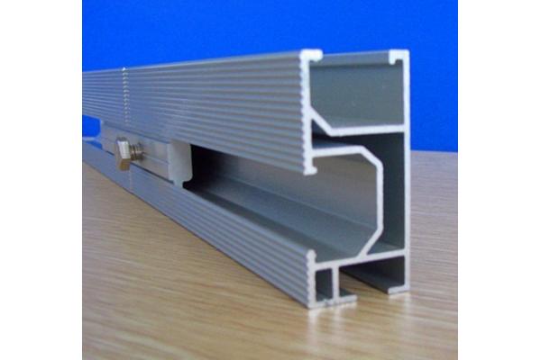Anodized / Mill finished Rail Solar Roof Mounting System , Solar Panel Mounting Rails