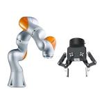 Kuka Robot Price LBR Iiwa 7 R800 With CNGBS Robot Gripper For Handling As Collaborative Robots for sale
