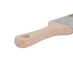 Angled Synthetic Paint Brush Durable Use With Short Wooden Handle