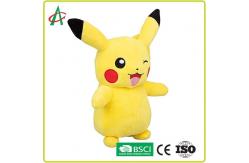 China 12 Pikachu Stuffed Animal Embroidery with handcraft supplier