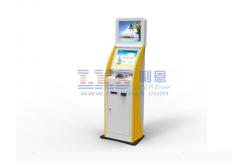 China Custom Self Service Banking Kiosk Touch Screen Kiosks A4 Laser Printer supplier