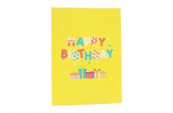 China 3D Greeting Card with Blank Message Space Unique Design for Birthday supplier
