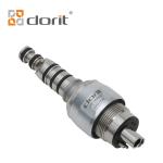 Quick Coupling LED Airotor Handpiece Triple Spray High Speed Turbine 4 Hole