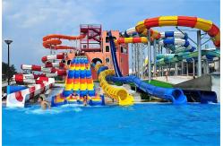China ODM Swimming Pool Playground Amusement Games China Rainbow High Speed Water Slide supplier