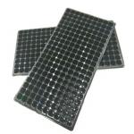 Custom black plastic hydroponic seed nursery seeding tray with 72 cells for sale