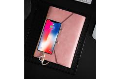 China Folding Reusable Notepad With Power Bank , Multiscene Phone Charging Notebook supplier